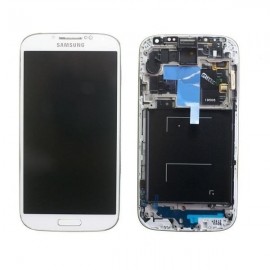 Vitre tactile et écran LCD S4 i9506 GH97-15202A blanc (Officiel)
