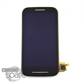 Vitre Tactile + Ecran LCD+ Châssis noir Motorola Moto E XT1021/1022
