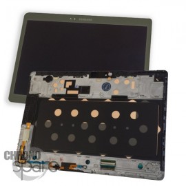Vitre Tactile + Ecran LCD Samsung Galaxy Tab S 10.5 (T800) GH97-16028A Gris (officiel)