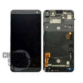 Vitre tactile + écran LCD + châssis HTC One M8 Noir