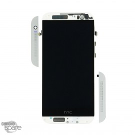 Vitre tactile + écran LCD + châssis HTC One M8 Silver