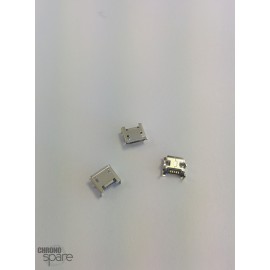 Connecteur Micro USB 4 pattes verticales / pins courts