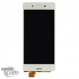 Ecran LCD & Vitre Tactile blanche Sony Xperia X F5121 F5122 (officiel) 1302-4795