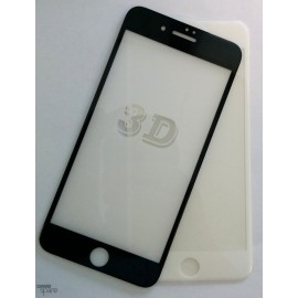 Film de protection incurvé 3D en verre trempé iPhone 7 Plus Blanc avec boîte