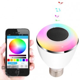 Ampoule bluetooth musicale - Multicolore + application smartphone