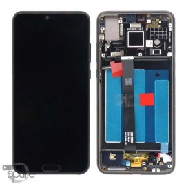 Ecran LCD + Vitre Tactile Huawei P20 Noir avec chassis