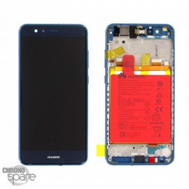 Bloc écran LCD + vitre tactile Huawei P10 Lite Bleu (officiel)
