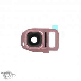 Lentille Caméra avec châssis Rose Samsung Galaxy S7/S7 edge