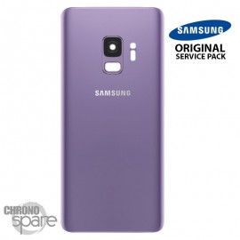 Vitre arrière+vitre caméra violet (officiel) Samsung Galaxy S9 G960F