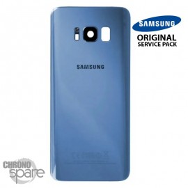 Vitre arrière + vitre caméra bleu corail (officiel) Samsung Galaxy S8 Plus G955F