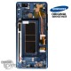 Ecran LCD + Vitre Tactile + châssis Bleu Océan Samsung Galaxy S8 G950F (officiel)