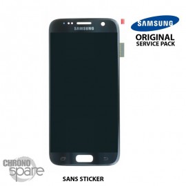 Ecran LCD + Vitre Tactile noire Samsung Galaxy S7 G930F (officiel)