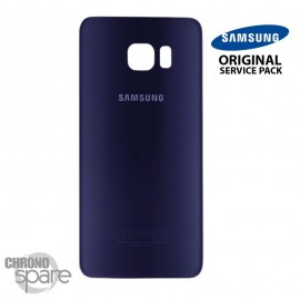 Vitre arrière Samsung S6 edge plus G928F bleu nuit (officiel)