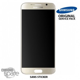 Vitre tactile + écran LCD Samsung Galaxy S6 G920F Or (officiel)