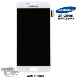 Vitre tactile + écran LCD Samsung Galaxy S6 G920F Blanc (officiel)