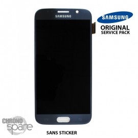 Vitre tactile + écran LCD Samsung Galaxy S6 G920F Bleu/noir (officiel) 