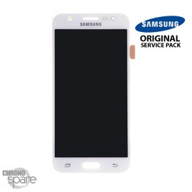 Ecran LCD + Vitre tactile Blanche Samsung J500F (officiel) GH97-17667A 