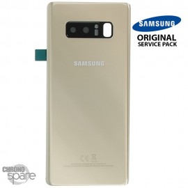 Vitre arrière Samsung Galaxy Note 8 SM-N950F (officiel) Or
