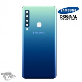 Vitre arrière + vitre caméra bleue Samsung Galaxy A9 2018 A920F (Officiel)
