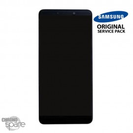 Vitre tactile et ecran LCD Samsung Galaxy A9 2018 A920F (Officiel) Noir 