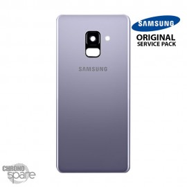 Vitre arrière+vitre caméra Orchidée (officiel) Samsung Galaxy A8 2018 A530F