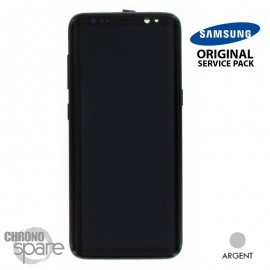 Ecran LCD + Vitre Tactile argent Samsung Galaxy S8 G950F (officiel) GH97-20457B