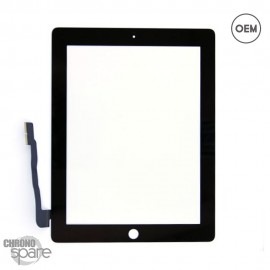 Vitre tactile noire iPad 3/4 OEM