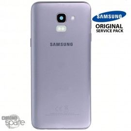 Vitre arrière + vitre caméra Violet Samsung Galaxy J6 2018 J600F (Officiel)