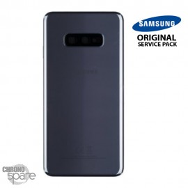 Vitre arrière + vitre caméra Noir Samsung Galaxy S10e G970F (Officiel)