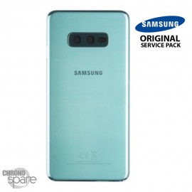 Vitre arrière + vitre caméra Vert Samsung Galaxy S10e G970F (Officiel)
