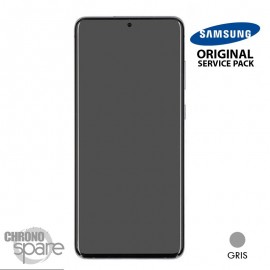 Ecran Oled + Vitre tactile gris Samsung Galaxy S20 Plus G985F / G986B (officiel)