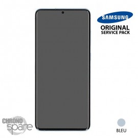 Ecran Oled + Vitre tactile bleu Samsung Galaxy S20 Plus G985F / G986B (officiel)