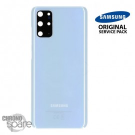 Vitre arrière + vitre caméra bleu Samsung Galaxy S20 Plus G985F (Officiel)