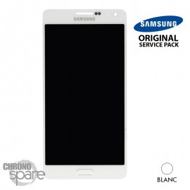 Vitre tactile + Ecran LCD Samsung Galaxy A7 A700F (officiel) Blanc