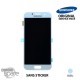 Bloc LCD + Vitre tactile Samsung A5 2017 A520F (officiel) GH97-19733C Bleu