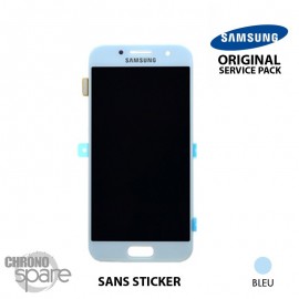 Vitre tactile + Ecran LCD Samsung Galaxy A3 2017 A320F (officiel) GH97-19732C Bleu