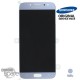 Ecran LCD + Vitre Tactile Argent/Bleu Samsung Galaxy J7 2017 J730F 