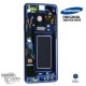 Ecran LCD + Vitre Tactile + châssis bleu Samsung Galaxy S9 Plus G965F (officiel)