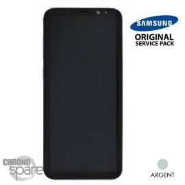Ecran OLED + Vitre Tactile argent Samsung Galaxy S8 Plus G955F (officiel)