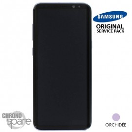 Ecran OLED + Vitre Tactile orchidée Samsung Galaxy S8 Plus G955F (officiel)