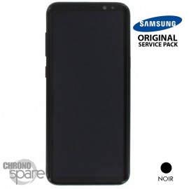 Ecran LCD + Vitre Tactile noir Samsung Galaxy S8 G955F (officiel) GH97-20470A