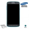 Ecran LCD + Vitre Tactile + Châssis Samsung Galaxy S4 Active I9295 Bleu (Officiel) GH97-14743B