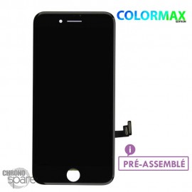 Ecran LCD + vitre tactile iphone 7 Noir + adhésif (COLORMAX edition)