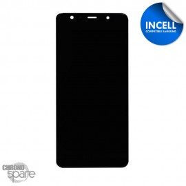 Ecran LCD + Vitre tactile noir compatible Samsung Galaxy A7 2018 A750 (INCELL)
