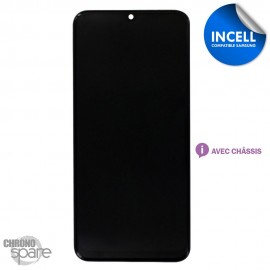 Ecran LCD + Vitre Tactile + châssis noir compatible Samsung Galaxy A50 A505F (INCELL)