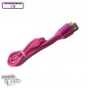 Câble Peps soft touch Micro USB - Rose