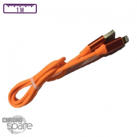 Câble Peps soft touch Micro USB - Orange