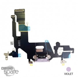 Nappe connecteur de charge iPhone 11 Violet