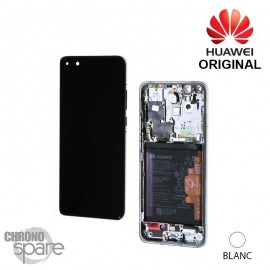 Bloc écran LCD + vitre tactile Huawei P40 Pro Argent (officiel)