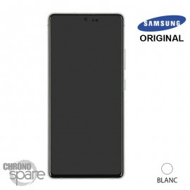 Ecran OLED + Vitre tactile Samsung Galaxy S10 Lite SM-G770F (officiel) Blanc